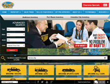 Tablet Screenshot of bartscarstore.com